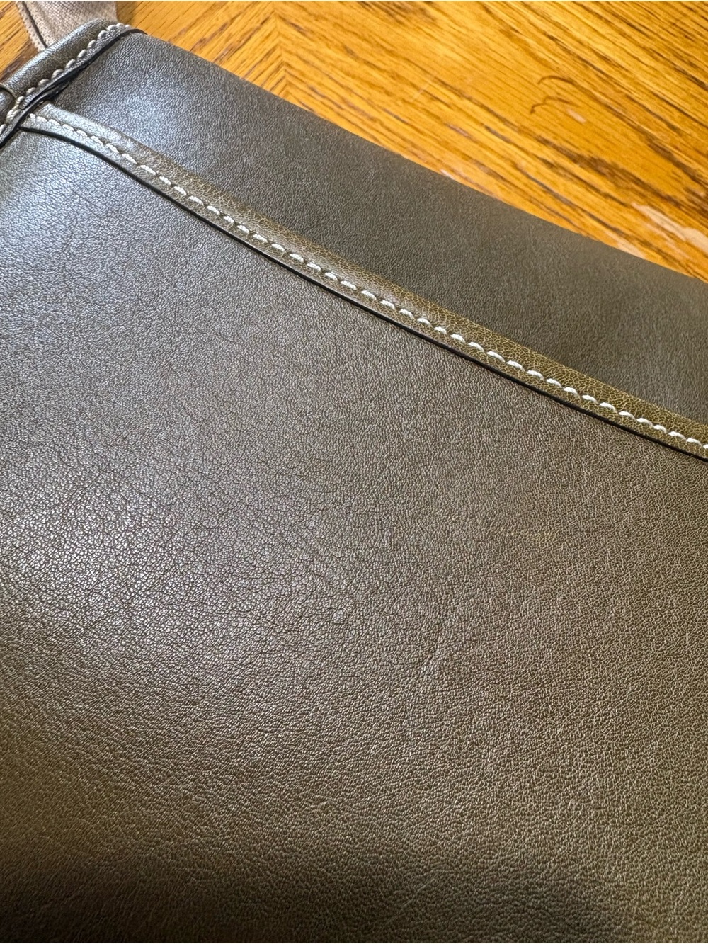Dooney & Bourke Olive Green Crossbody Saddle Bag - Picture 10 of 10